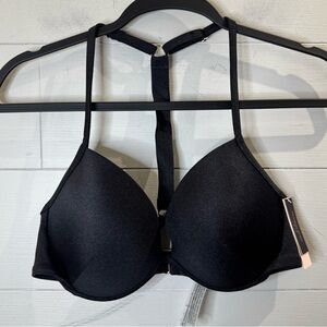 Victoria's Secret | NWT Women's Solid Black Swim Top Size 36D